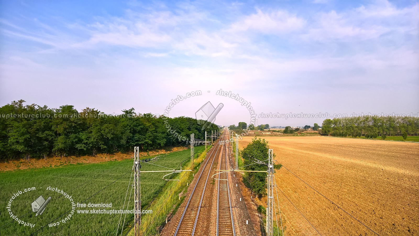 Textures   -   BACKGROUNDS &amp; LANDSCAPES   -   RAILROADS  - Railroad background 17758