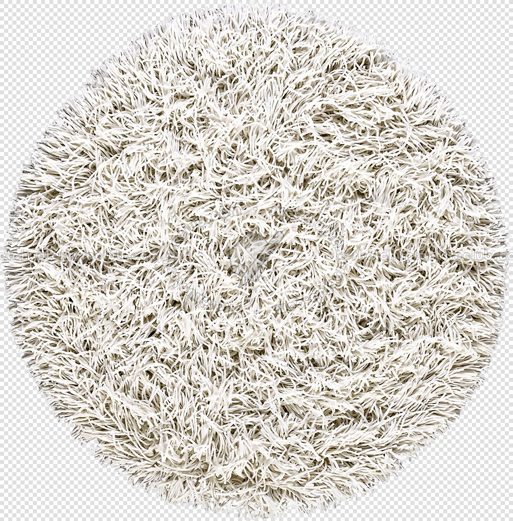 Textures   -   MATERIALS   -   RUGS   -   Round rugs  - Round long pile rug texture 19964