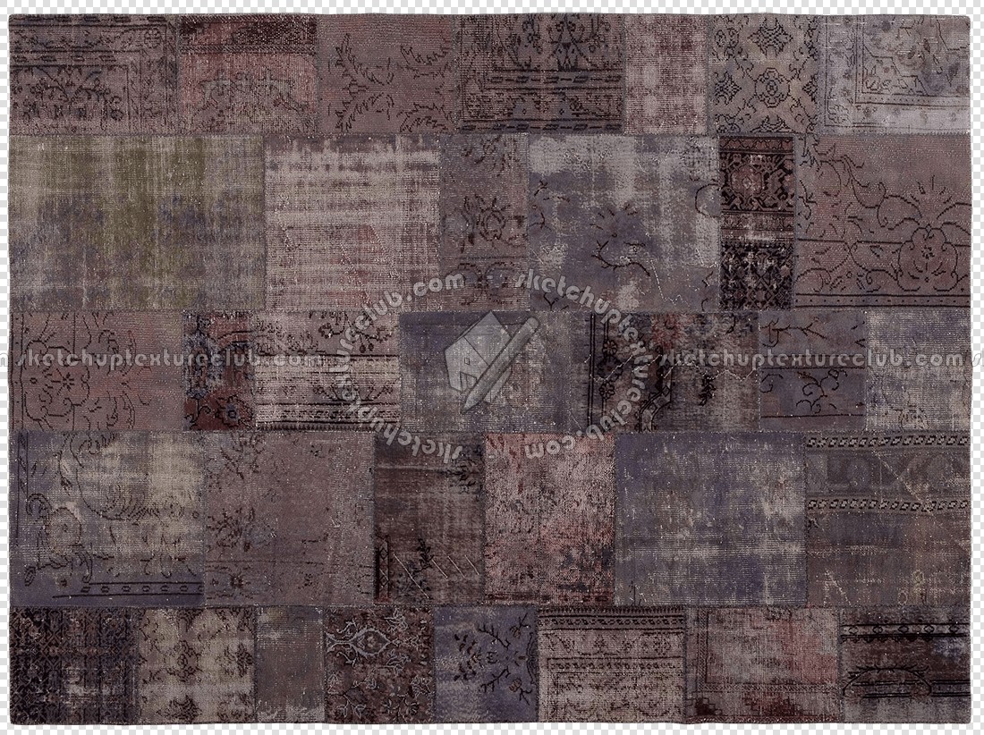 Textures   -   MATERIALS   -   RUGS   -   Vintage faded rugs  - Vintage worn patchwork rug texture 19931