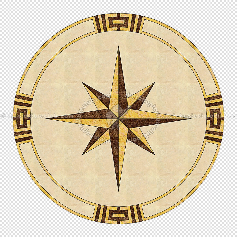 Textures - ARCHITECTURE - TILES INTERIOR - Water Jet - Medallions - Water jet medallion texture seamless 16350 (seamless)