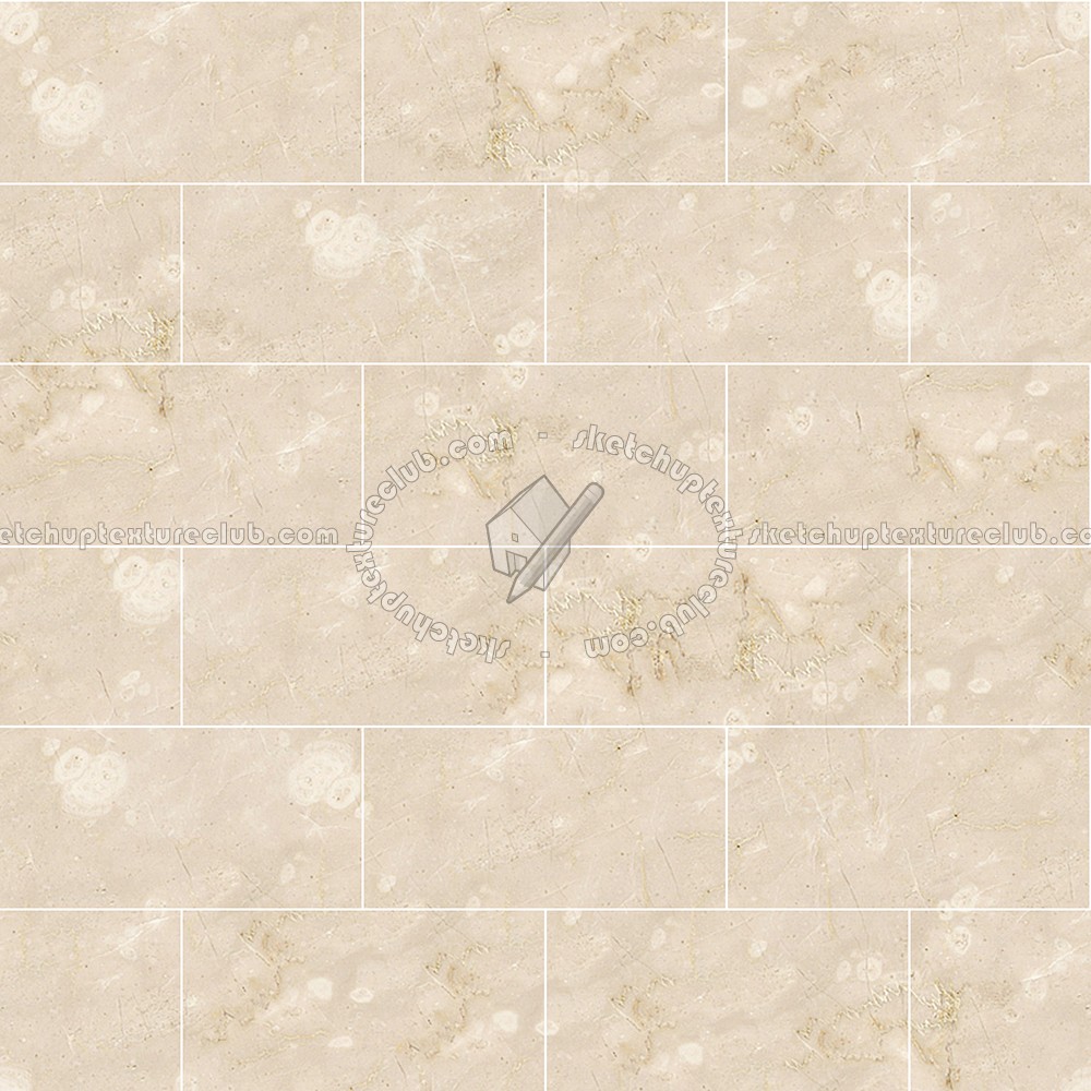 Textures   -   ARCHITECTURE   -   TILES INTERIOR   -   Marble tiles   -   Cream  - Botticino classic marble tile texture seamless 14263 (seamless)