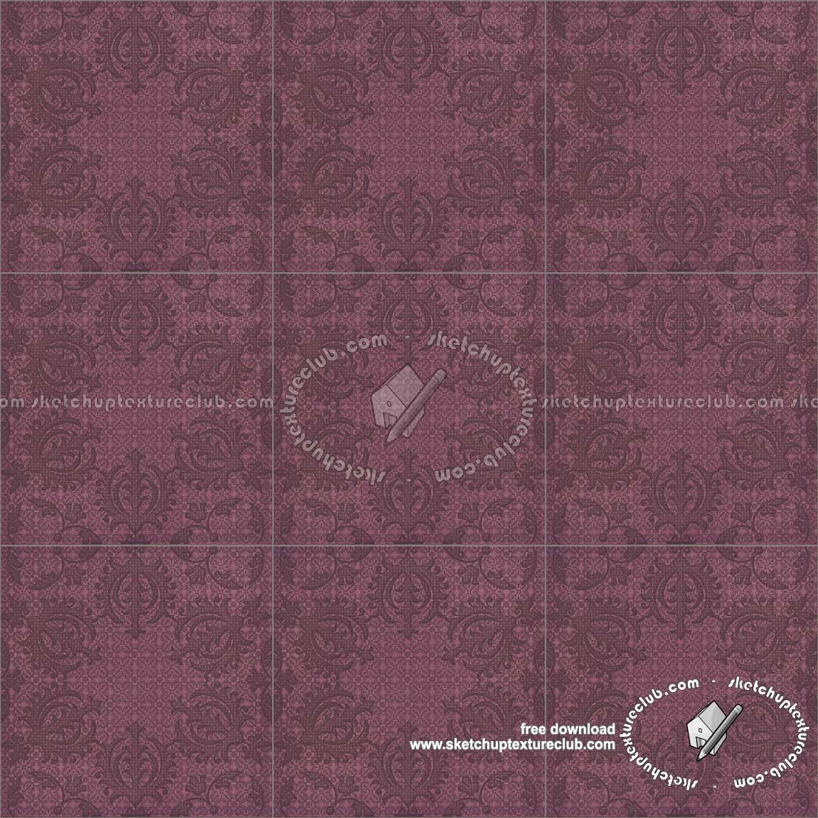 Textures   -   ARCHITECTURE   -   TILES INTERIOR   -   Ornate tiles   -   Mixed patterns  - Ceramic ornate tile texture seamless 20241 (seamless)