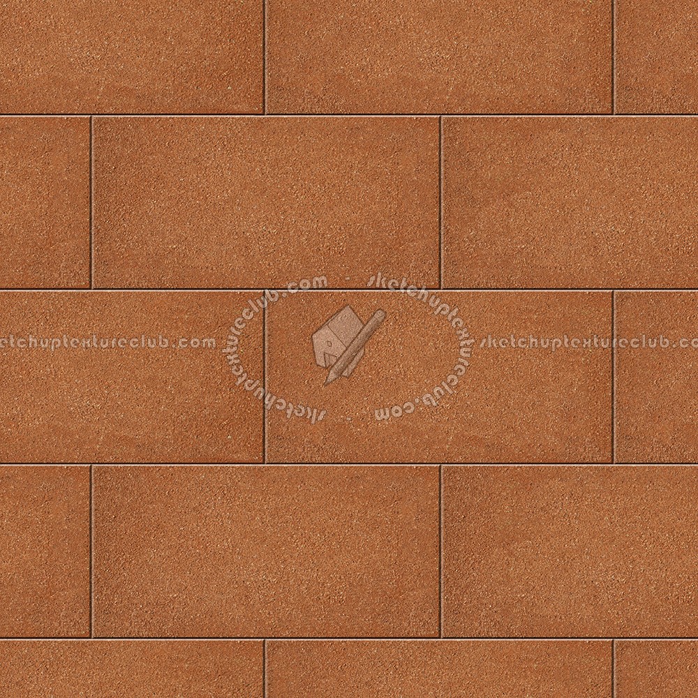 Textures - ARCHITECTURE - TILES INTERIOR - Terracotta tiles - Terracotta red sandblasted tile texture seamless 16024 (seamless)