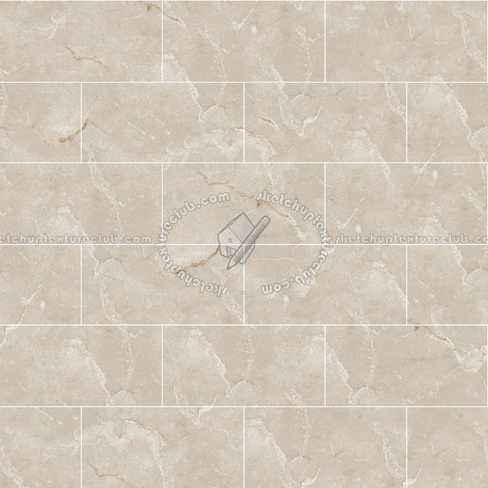 Textures   -   ARCHITECTURE   -   TILES INTERIOR   -   Marble tiles   -   Cream  - Botticino fiorito marble tile texture seamless 14264 (seamless)