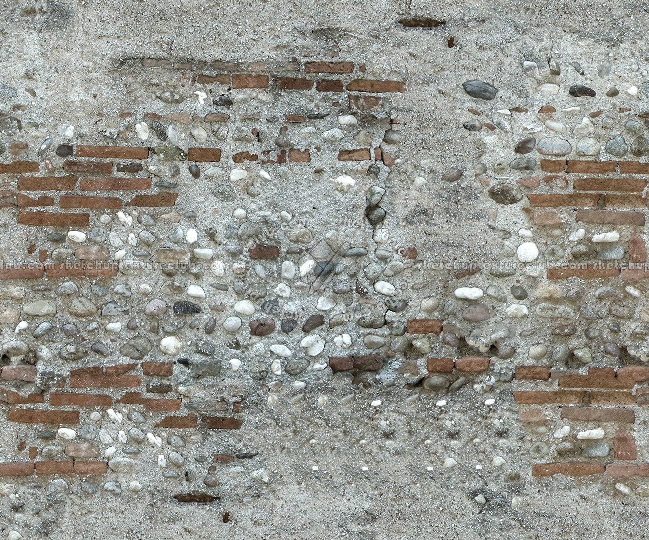 Textures - ARCHITECTURE - STONES WALLS - Damaged walls - Damaged wall stone texture seamless 08249 (seamless)