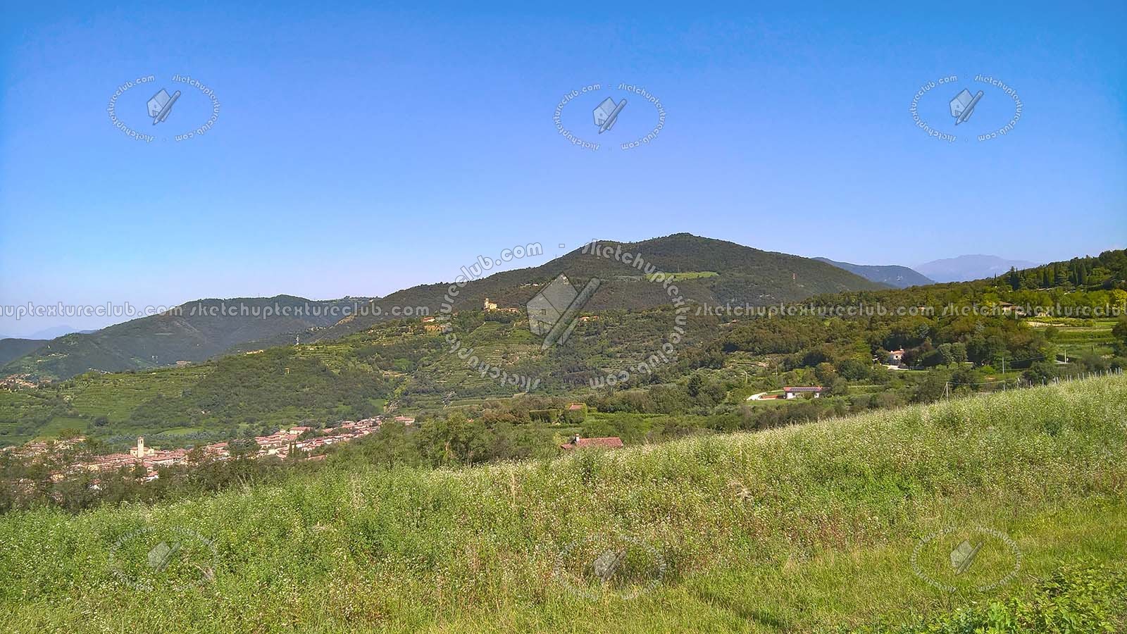 Textures   -   BACKGROUNDS &amp; LANDSCAPES   -   NATURE   -   Countrysides &amp; Hills  - Hills landscape texture 17508