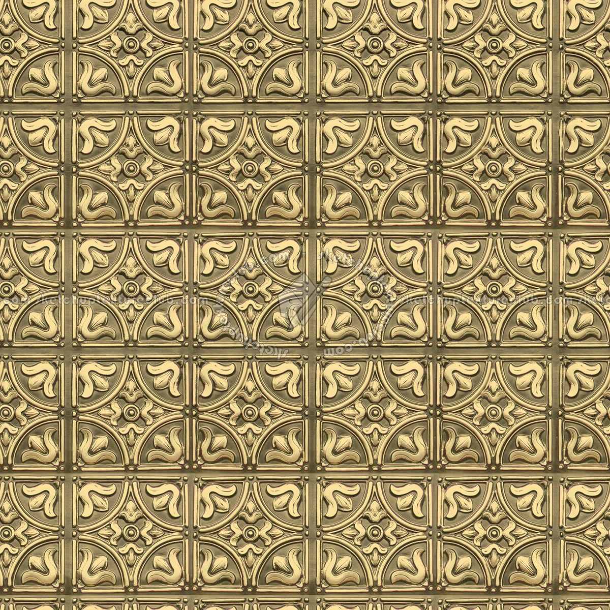 Textures   -   MATERIALS   -   METALS   -   Panels  - Brass metal panel texture seamless 10406 (seamless)