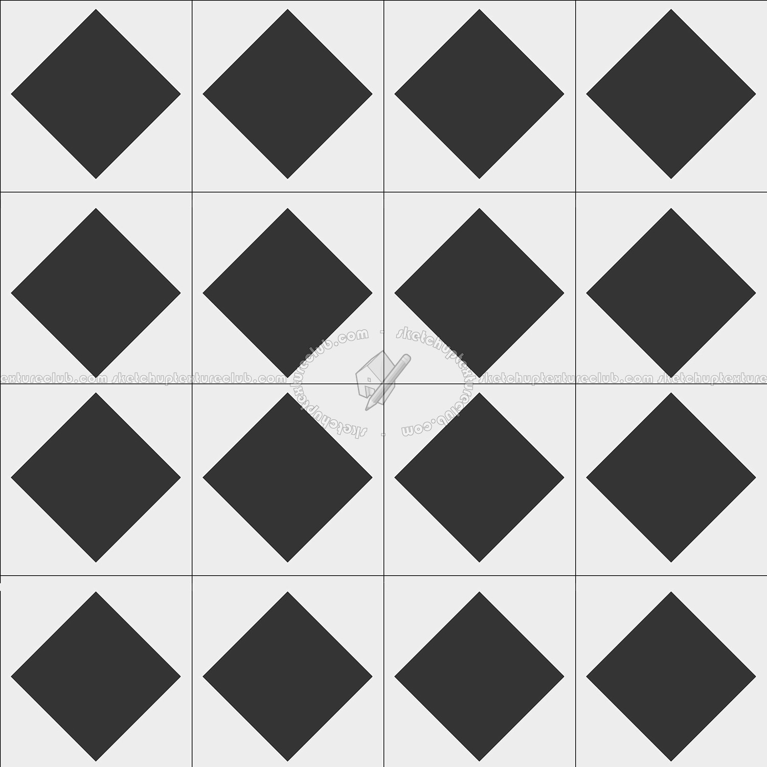  Checkerboard  cement floor tile texture  seamless 13414