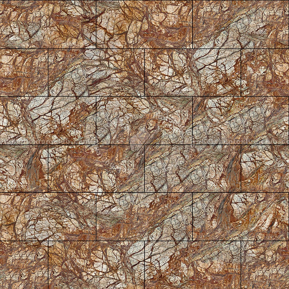Textures   -   ARCHITECTURE   -   TILES INTERIOR   -   Marble tiles   -   Brown  - Forest brown marble tile texture seamless 14194 (seamless)