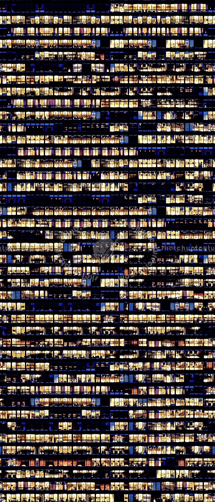 Textures - ARCHITECTURE - BUILDINGS - Skycrapers - Glass building skyscraper texture seamless 00960 (seamless)