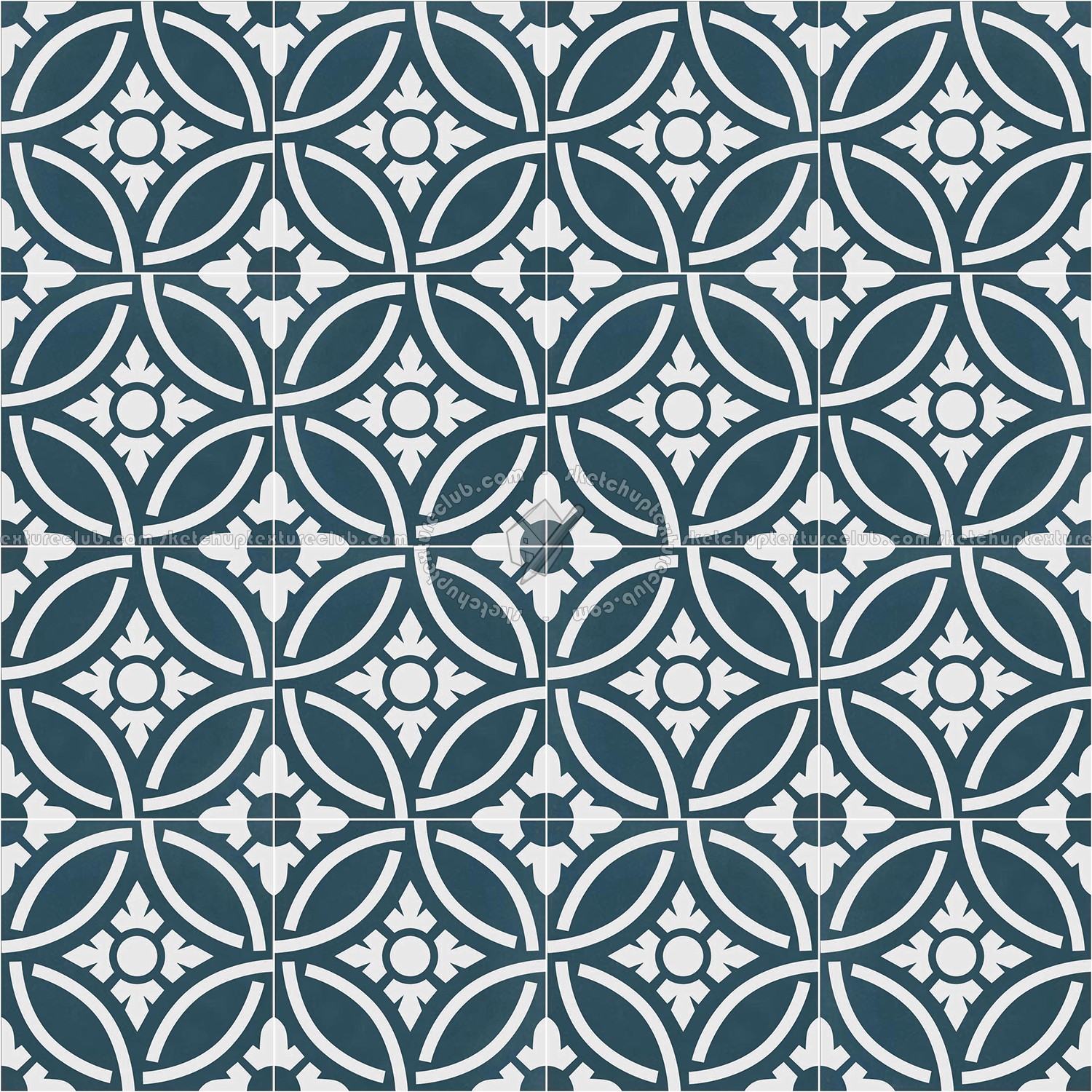 Textures   -   ARCHITECTURE   -   TILES INTERIOR   -   Cement - Encaustic   -   Victorian  - Victorian cement floor tile texture seamless 13670 (seamless)