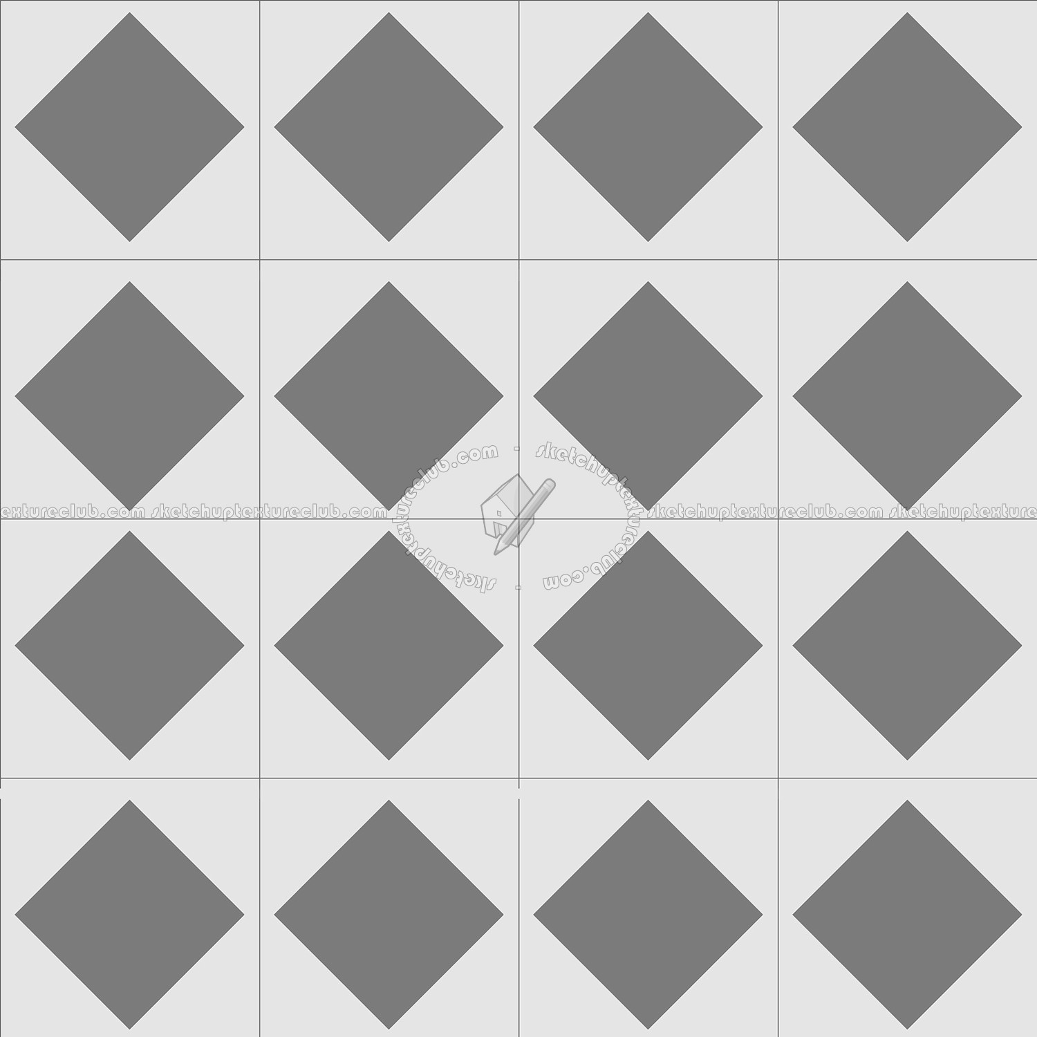 Textures   -   ARCHITECTURE   -   TILES INTERIOR   -   Cement - Encaustic   -   Checkerboard  - Checkerboard cement floor tile texture seamless 13415 (seamless)