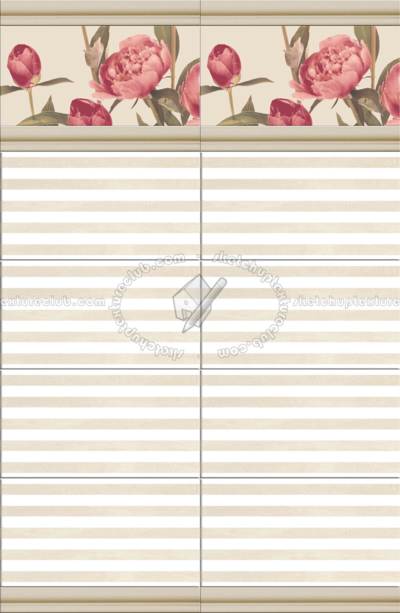Textures - ARCHITECTURE - TILES INTERIOR - Ornate tiles - Country style - Country style tiles texture seamless 17277 (seamless)