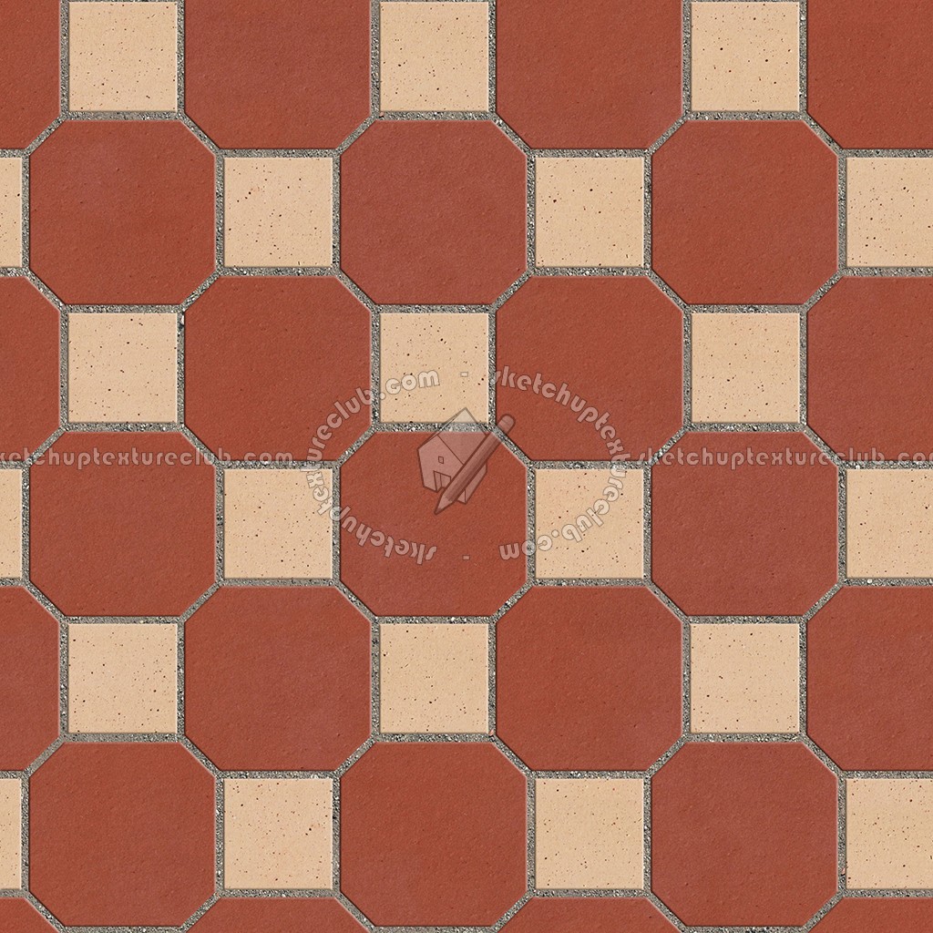 Textures - ARCHITECTURE - PAVING OUTDOOR - Terracotta - Blocks mixed - Paving cotto mixed size texture seamless 06583 (seamless)