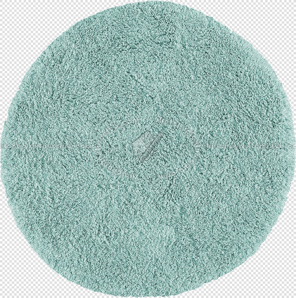 Textures   -   MATERIALS   -   RUGS   -   Round rugs  - Round long pile rug texture 19968