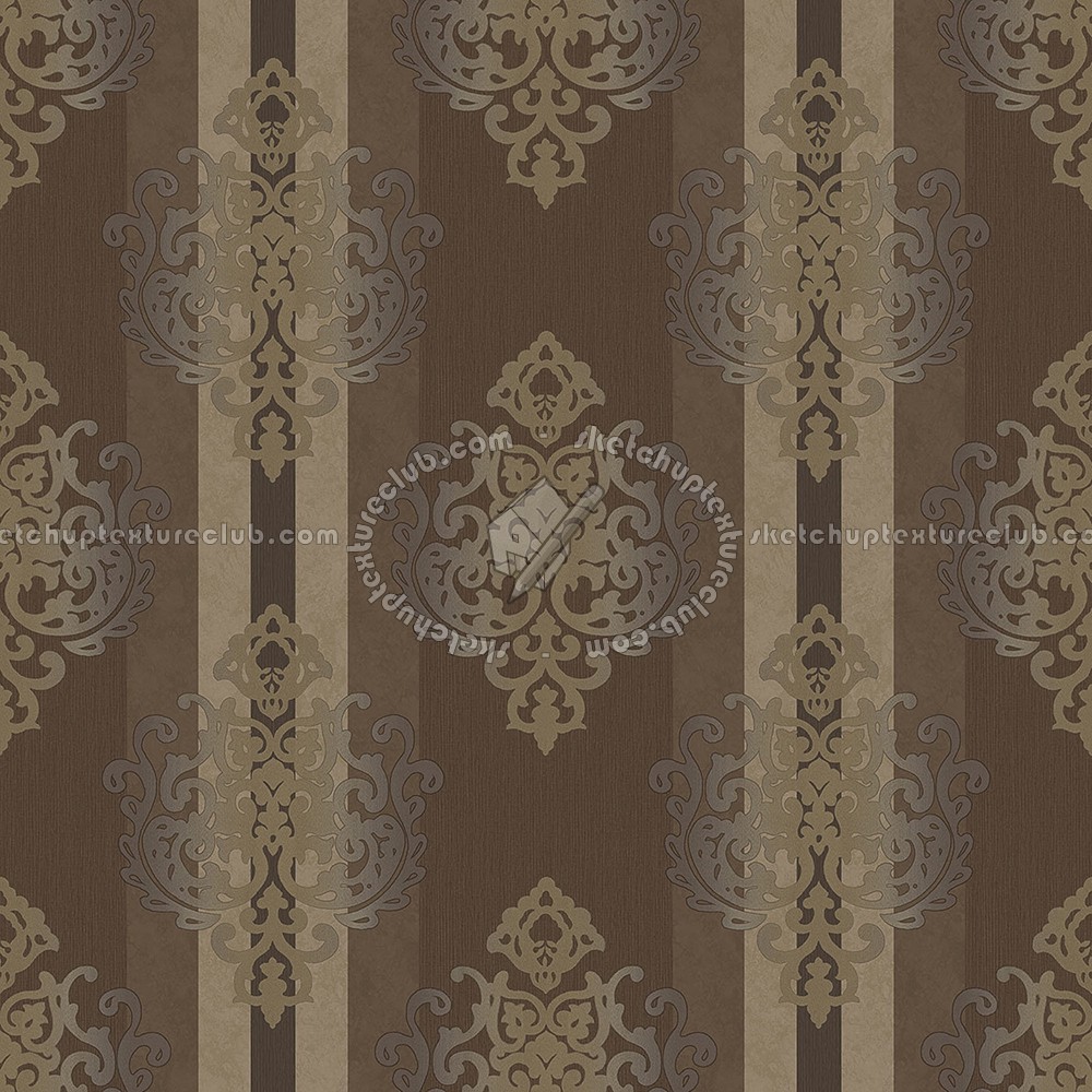 Textures - MATERIALS - WALLPAPER - Parato Italy - Dhea - Striped damask wallpaper dhea by parato texture seamless 11298 (seamless)