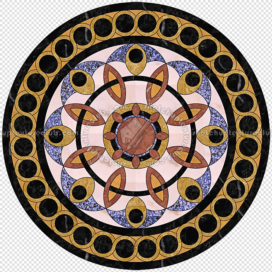 Textures   -   ARCHITECTURE   -   TILES INTERIOR   -   Water Jet   -   Medallions  - Water jet medallion texture seamless 16354 (seamless)