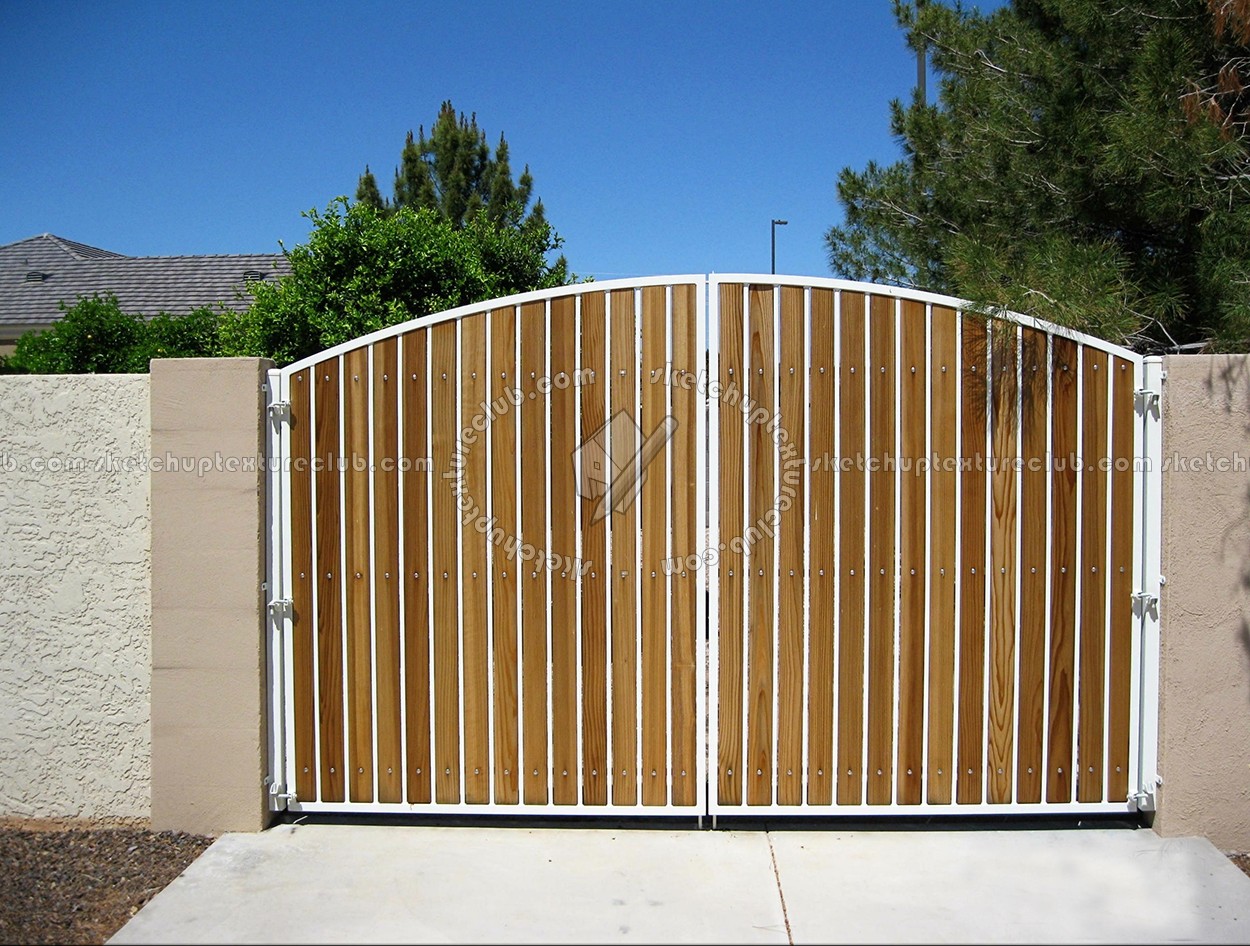 Textures   -   ARCHITECTURE   -   BUILDINGS   -   Gates  - Wood entrance gate texture 18582