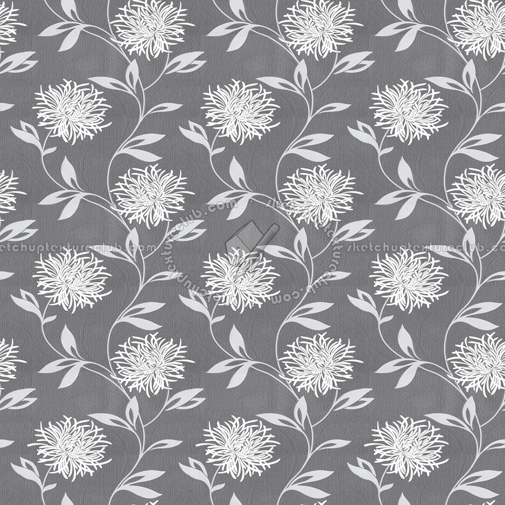 Textures   -   MATERIALS   -   WALLPAPER   -   Floral  - Floral wallpaper texture seamless 10999 (seamless)