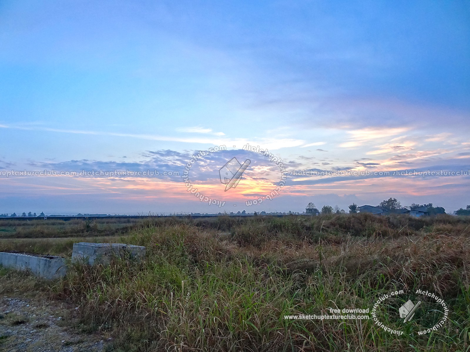 Textures - BACKGROUNDS & LANDSCAPES - SUNRISES & SUNSETS - Sunrise background in the countryside 17709