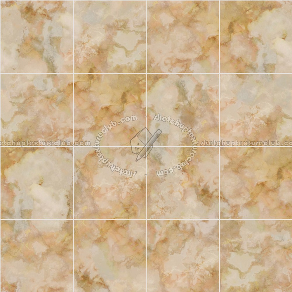 Textures - ARCHITECTURE - TILES INTERIOR - Marble tiles - Yellow - Venice yellow marble floor tile texture seamless 14912 (seamless)