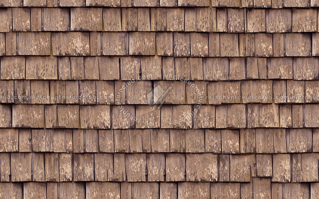 Textures   -   ARCHITECTURE   -   ROOFINGS   -   Shingles wood  - Wood shingle roof texture seamless 03795 (seamless)