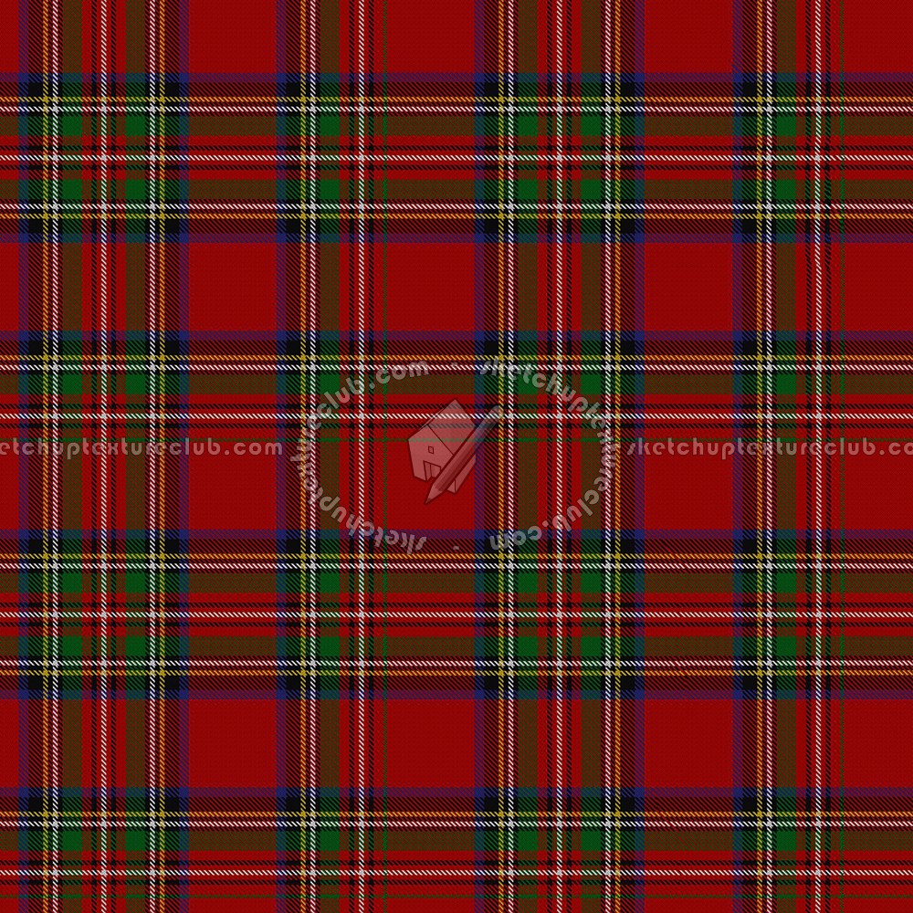 Textures - MATERIALS - FABRICS - Tartan - Wool flannel fabric texture seamless 16317 (seamless)