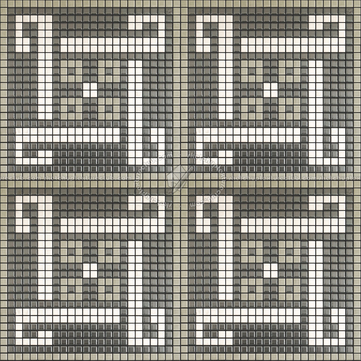 Textures   -   ARCHITECTURE   -   TILES INTERIOR   -   Mosaico   -   Classic format   -   Patterned  - Mosaico patterned tiles texture seamless 15044 (seamless)