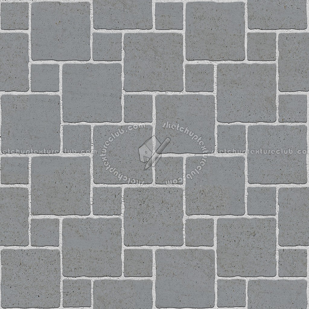 Textures - ARCHITECTURE - PAVING OUTDOOR - Pavers stone - Blocks mixed - Pavers stone mixed size texture seamless 06106 (seamless)