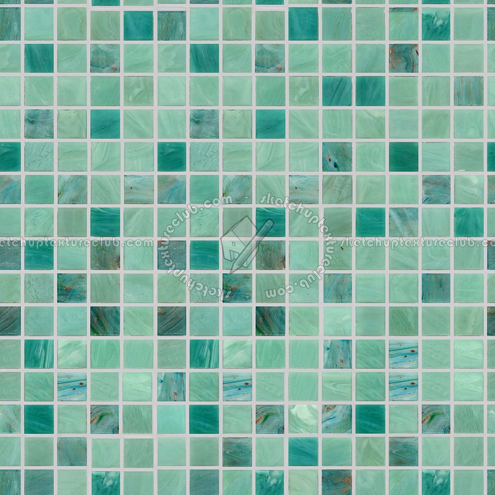 Mosaico Pool Tiles Texture Seamless 15698, Turquoise Pool Tile
