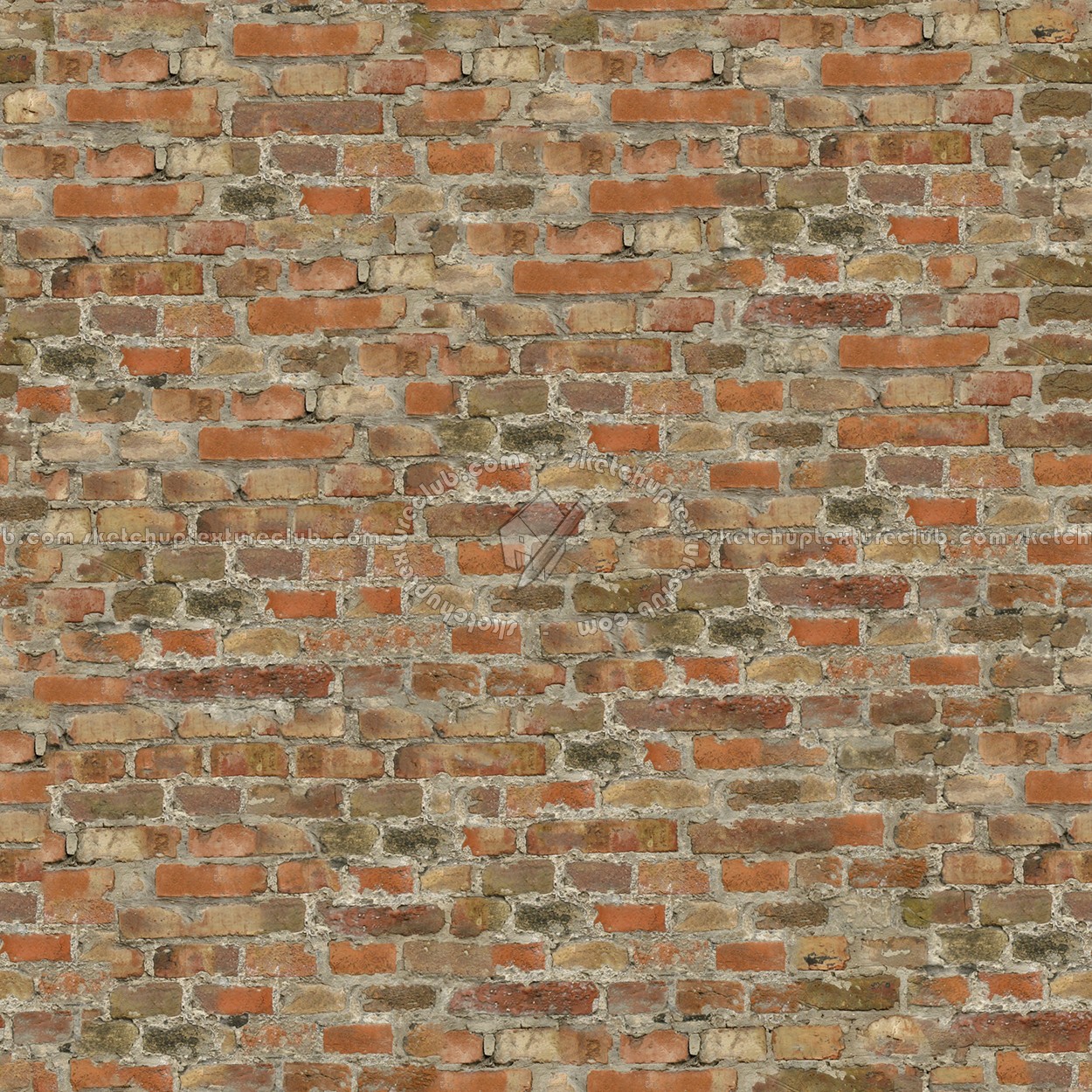 Textures   -   ARCHITECTURE   -   BRICKS   -   Old bricks  - Old bricks texture seamless 00354 (seamless)