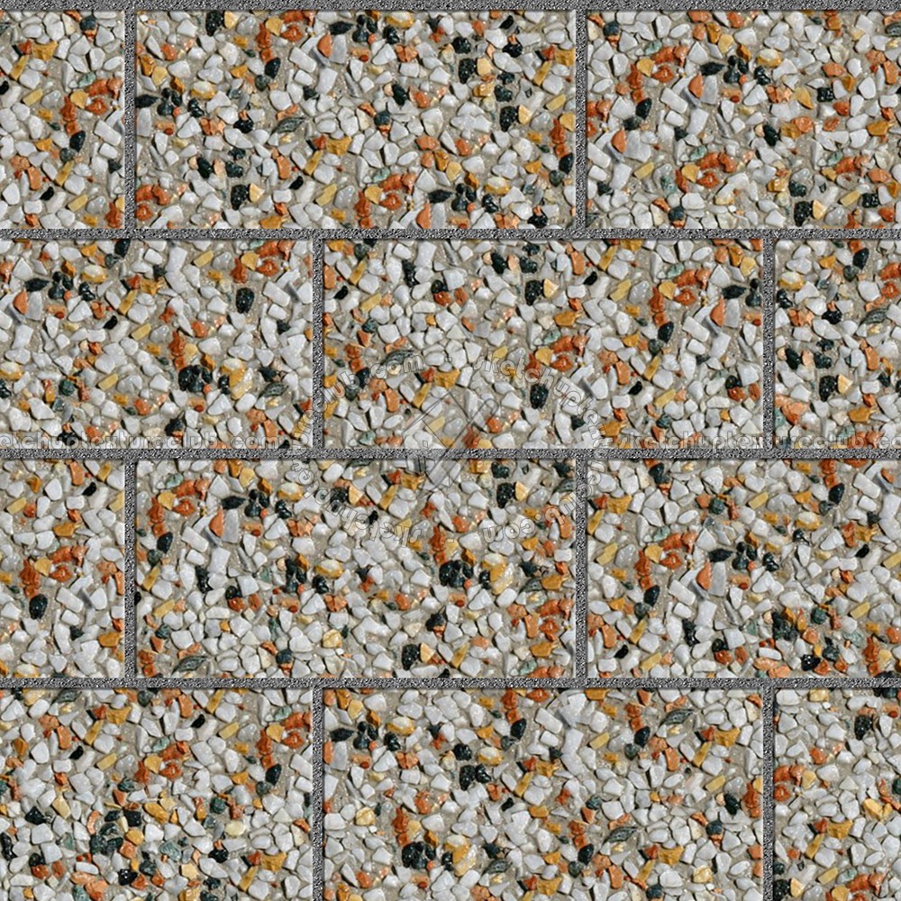 Textures - ARCHITECTURE - PAVING OUTDOOR - Washed gravel - Washed gravel paving outdoor texture seamless 17870 (seamless)