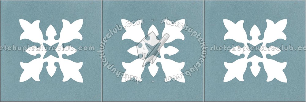 Textures   -   ARCHITECTURE   -   TILES INTERIOR   -   Cement - Encaustic   -   Encaustic  - Border traditional encaustic cement ornate tile texture seamless 13455 (seamless)