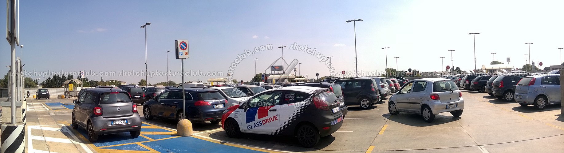 Textures   -   BACKGROUNDS &amp; LANDSCAPES   -   ROADS &amp; PARKINGS  - Parking landscape texture 17572