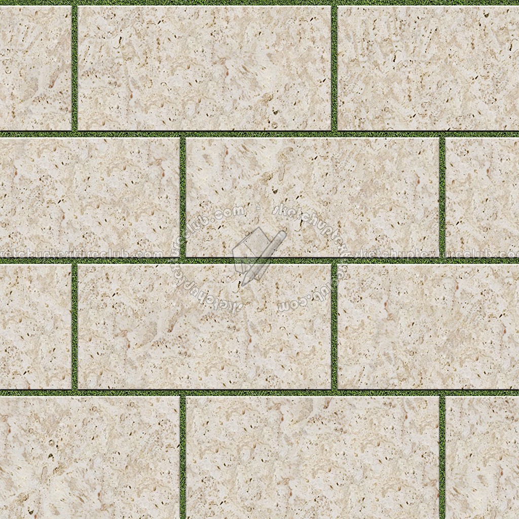Textures   -   ARCHITECTURE   -   PAVING OUTDOOR   -   Marble  - Roman travertine paving outdoor texture seamless 17048 (seamless)