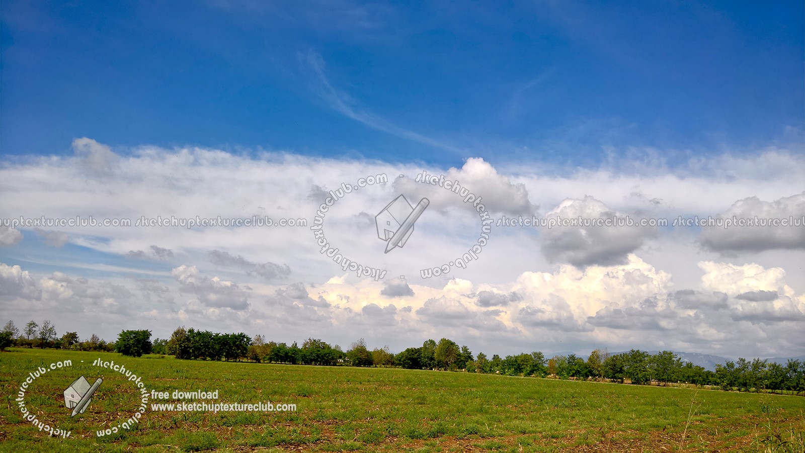 Textures   -   BACKGROUNDS &amp; LANDSCAPES   -   SKY &amp; CLOUDS  - Sky with rural background 17798