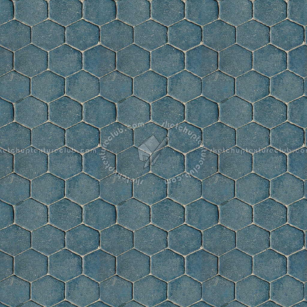 Textures   -   ARCHITECTURE   -   PAVING OUTDOOR   -   Hexagonal  - Concrete paving outdoor hexagonal texture seamless 06003 (seamless)