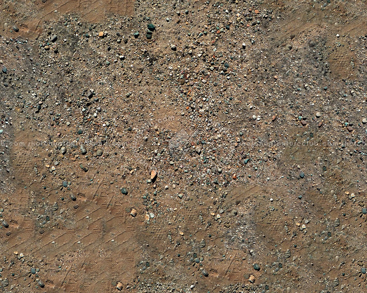 Textures - NATURE ELEMENTS - SOIL - Ground - Ground whit gravel texture seamless 12831 (seamless)