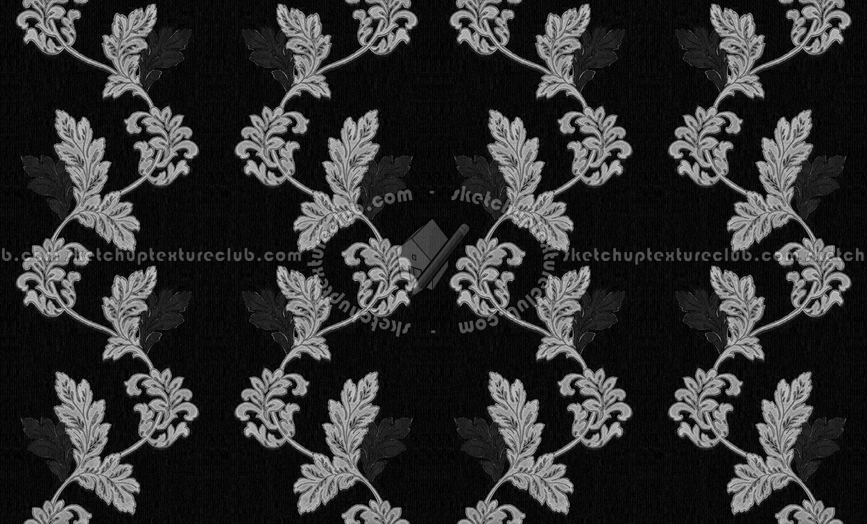 Textures - MATERIALS - WALLPAPER - Parato Italy - Elegance - Leaf wallpaper elegance by parato texture seamless 11349 - Specular