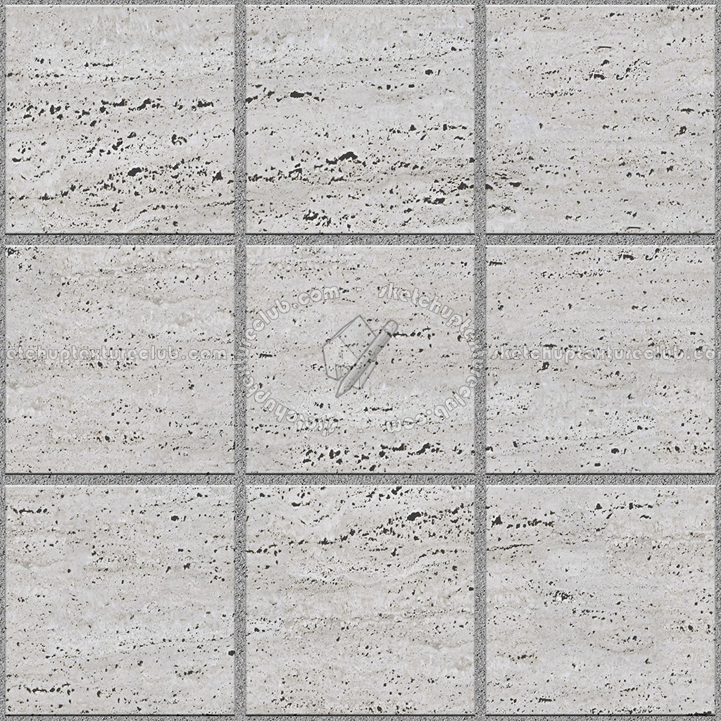 Textures   -   ARCHITECTURE   -   PAVING OUTDOOR   -   Marble  - Roman travertine paving outdoor texture seamless 17049 (seamless)