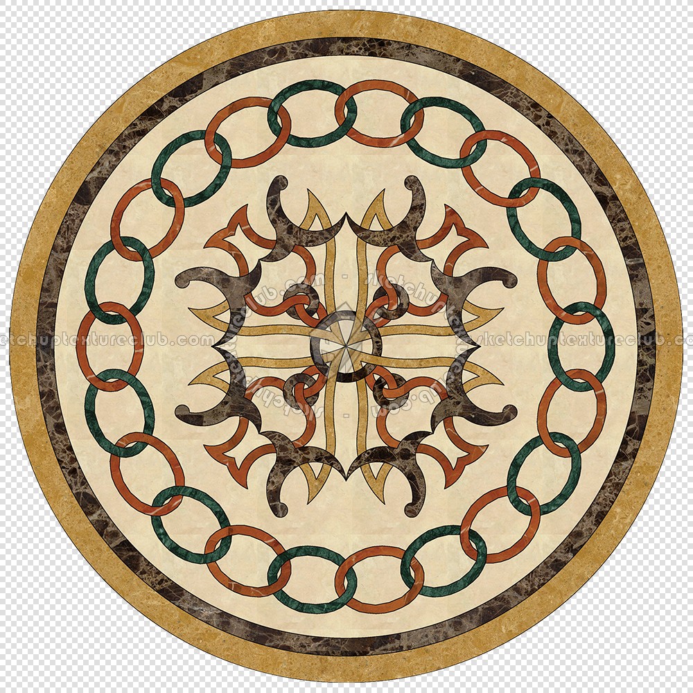 Textures   -   ARCHITECTURE   -   TILES INTERIOR   -   Water Jet   -   Medallions  - Water jet medallion texture 17071