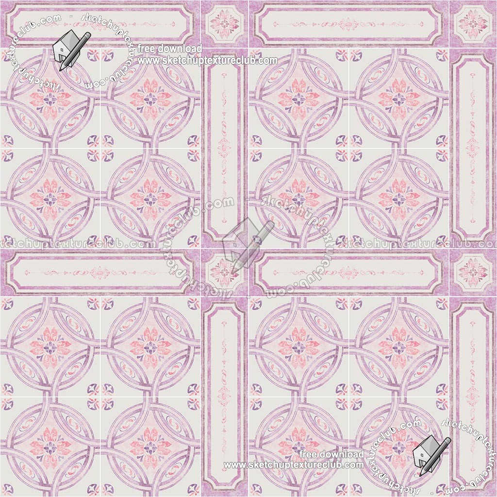 Textures   -   ARCHITECTURE   -   TILES INTERIOR   -   Ornate tiles   -   Geometric patterns  - Ceramic floor tile geometric patterns texture seamless 18881 (seamless)
