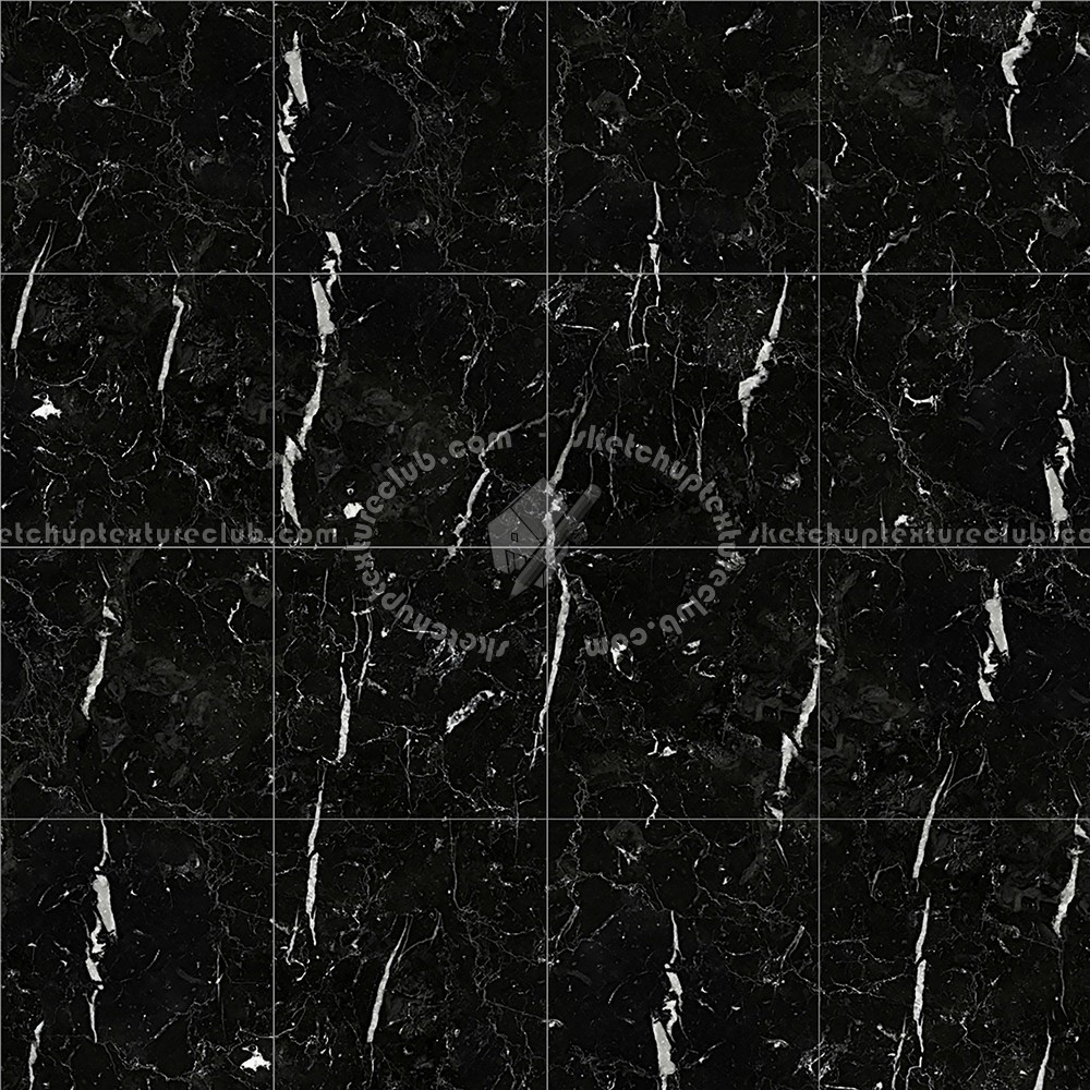 Textures - ARCHITECTURE - TILES INTERIOR - Marble tiles - Black - Marquina black marble tile texture seamless 14133 (seamless)