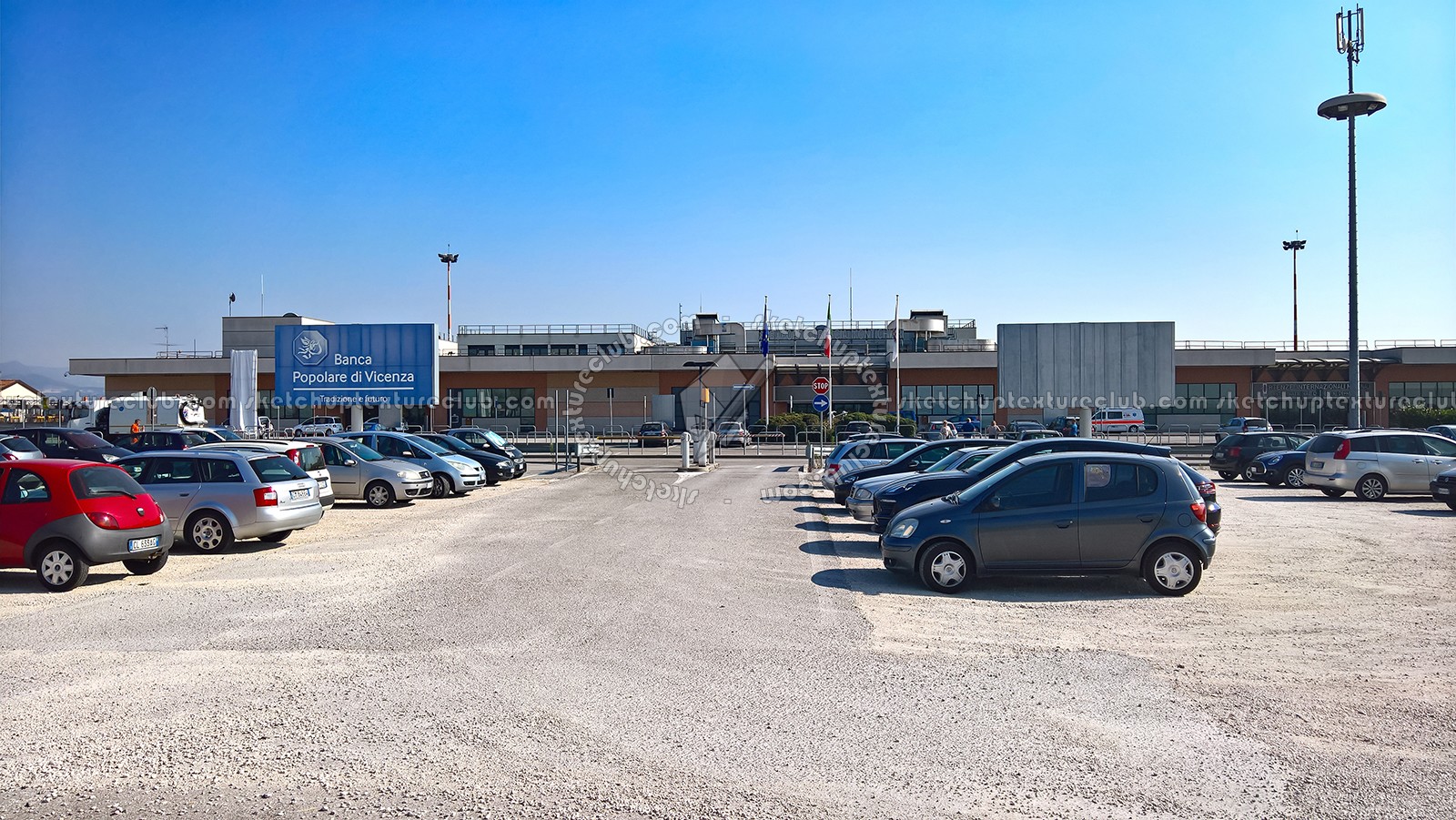 Textures   -   BACKGROUNDS &amp; LANDSCAPES   -   ROADS &amp; PARKINGS  - Parking landscape texture 17574