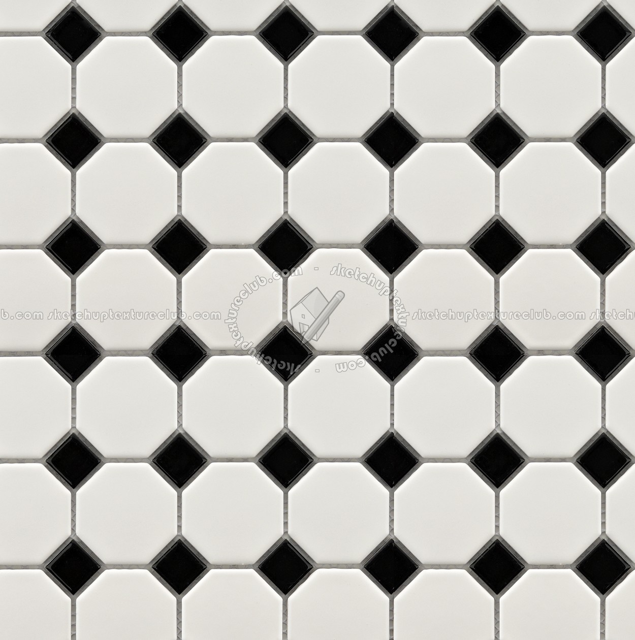 Checkerboard floor tile texture seamless 13422