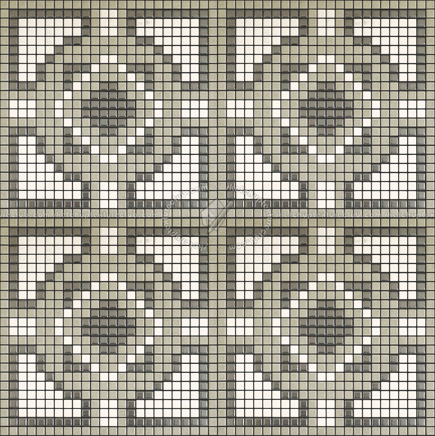 Textures   -   ARCHITECTURE   -   TILES INTERIOR   -   Mosaico   -   Classic format   -   Patterned  - Mosaico patterned tiles texture seamless 15049 (seamless)