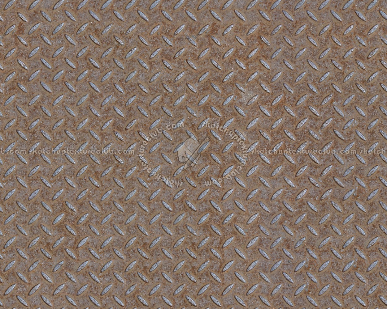 Textures   -   MATERIALS   -   METALS   -   Plates  - Rusty metal plate texture seamless 10596 (seamless)