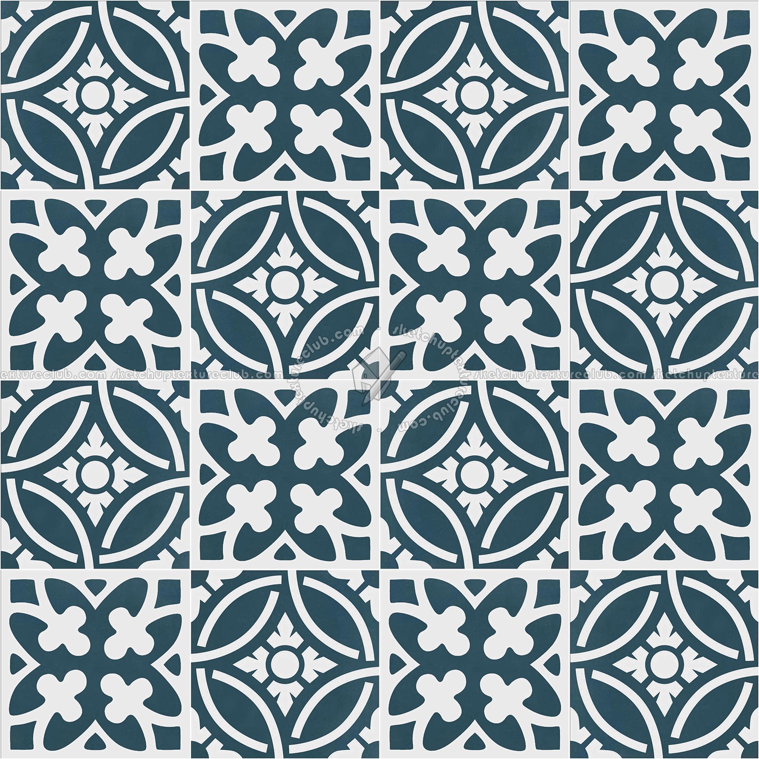 Textures   -   ARCHITECTURE   -   TILES INTERIOR   -   Cement - Encaustic   -   Victorian  - Victorian cement floor tile texture seamless 13678 (seamless)