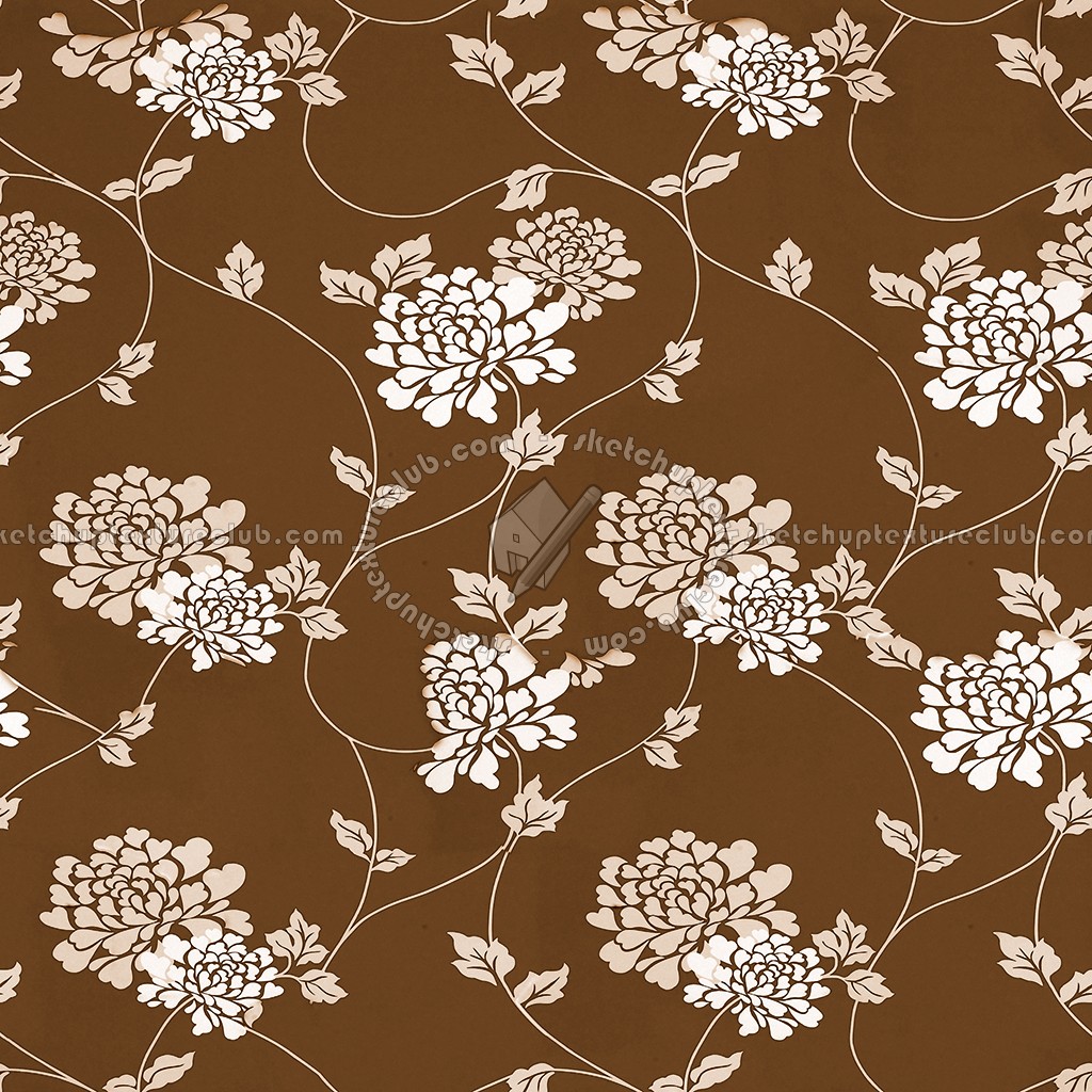 Textures   -   MATERIALS   -   WALLPAPER   -   Floral  - Floral wallpaper texture seamless 11006 (seamless)