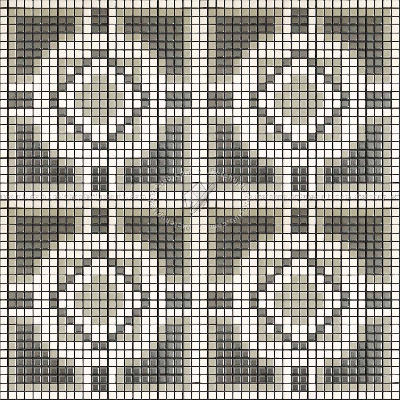 Textures   -   ARCHITECTURE   -   TILES INTERIOR   -   Mosaico   -   Classic format   -   Patterned  - Mosaico patterned tiles texture seamless 15050 (seamless)